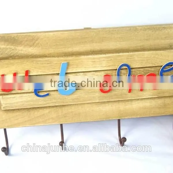 Household Sundry Wall Mounted Hooks Wood Hooks for Sale