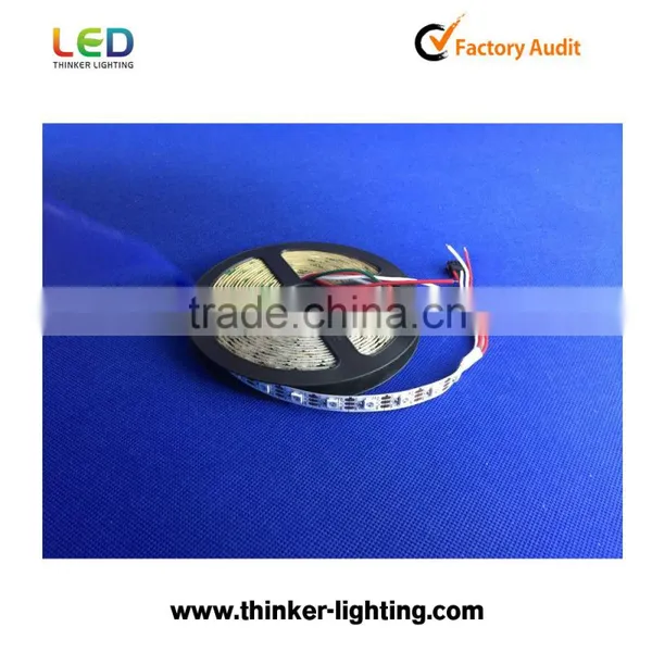 WS2812B Advertising Lighting 60led/m IC Memory Card Led Digital Flexible Strip With 5v CE&Rohs photo-5