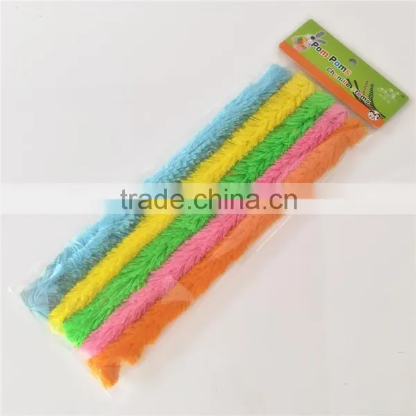 Factory Supply DIY Crafts Jumbo Loopy Fuzzy Pipe Cleaners Chenille Stems Toys for Kids or Wedding Party Decoration photo-2
