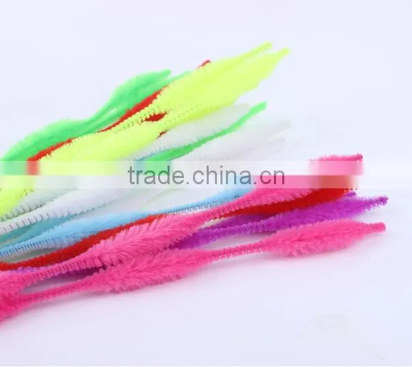 Factory Supply Diy Craft 1.2*30cm Bump Pipe Cleaners Chenille Stems photo-2
