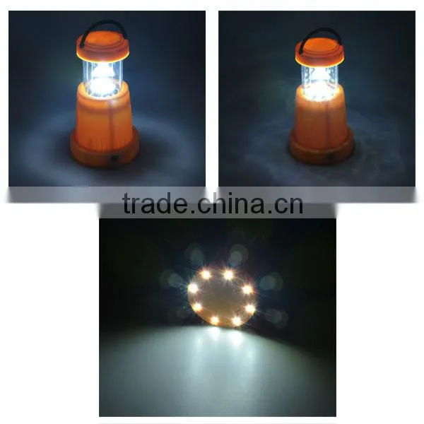 New Product 1+8+8 LED 2 in 1 Flexible Camping Lantern photo-5