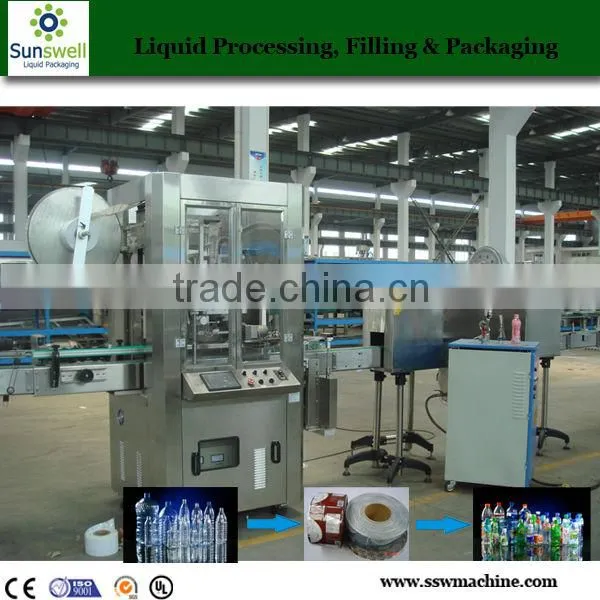 Pure Water Plastic Bottle Label Application Machine