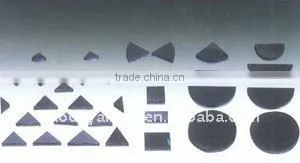 PCD milling insert cutter tips