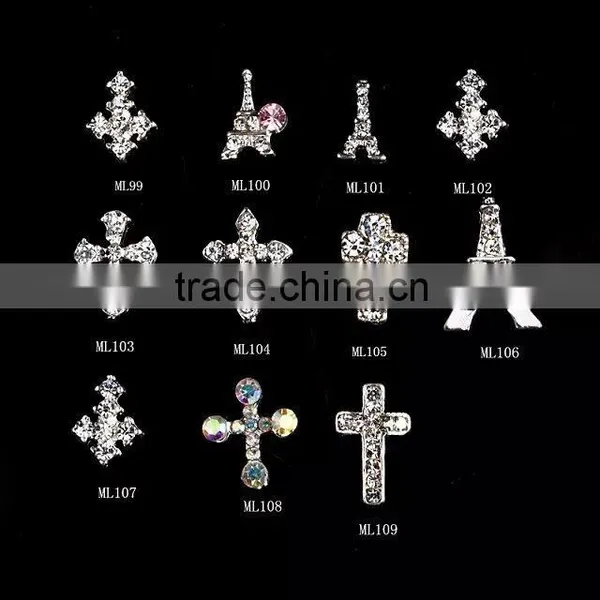 Top Selling Beautiful Nail Alloy ML Series 3d Nail Art for Sale photo-2