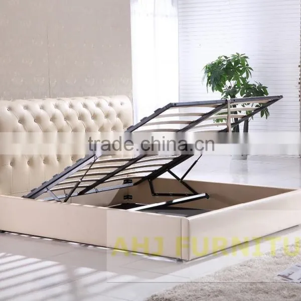 Hydraulic Lift up Storage Bed, Storage Bed Frame With Gas Lift, Storage Bed Hinge Mechanism With Gas Strut Quality Choice