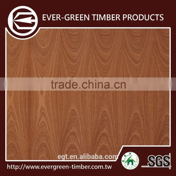 Stable Quality Sapelli Veneer Laminate Sheet for Interior Wall Decorative Panel photo-2
