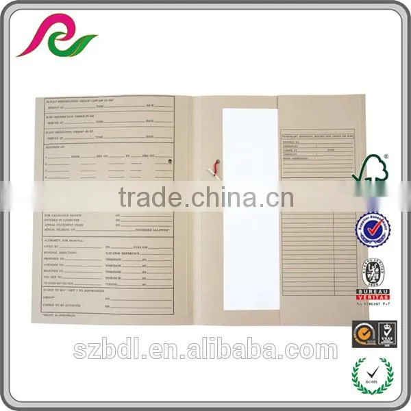 Custom Design Paper File Folder With Logo Printing photo-3