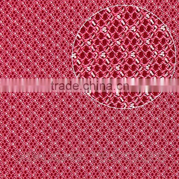 D023 Artificial Yarn Tricot Mesh Sport Shoes Fabric photo-3