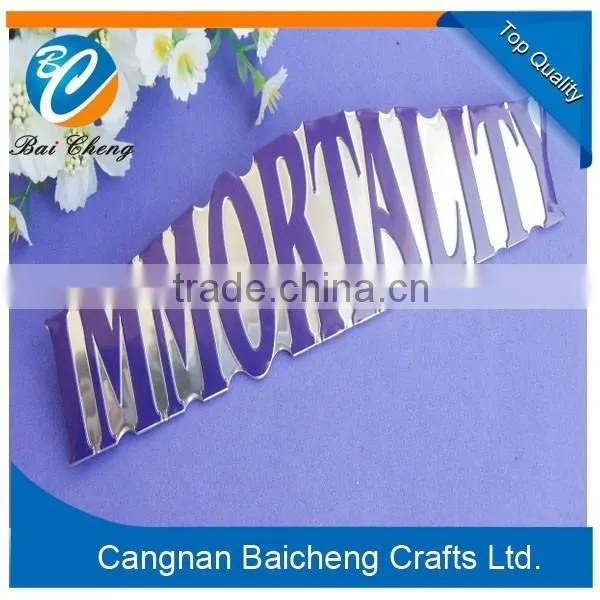 Custom Oval Metal Badge/tag With Cheap Price and Good Design Engraving Your Own Brand Name and Logo photo-2