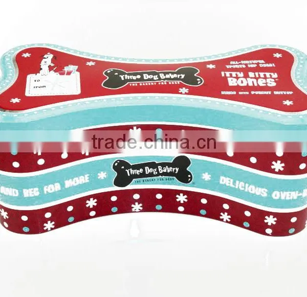 Custom Metal Candy Tin Box Wholesale Bone Shape Tin Box photo-3