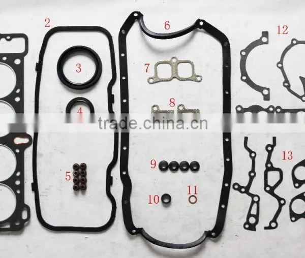 Car engine spare parts complete engine gasket set for G161Z OEM NO 894209-5261