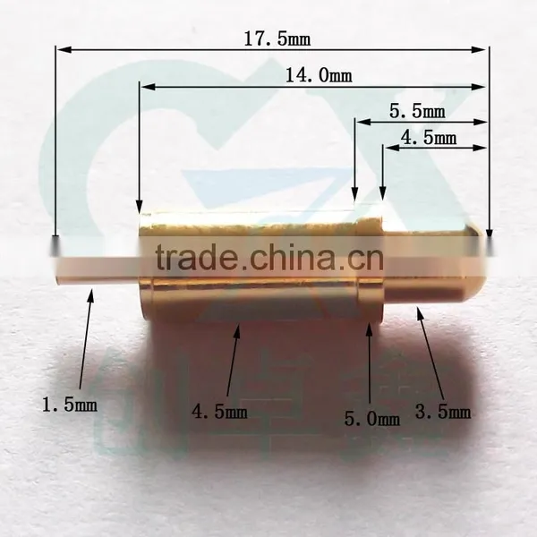 5.0mm Customize Gold Plating Pogo Pin Connector for Computer photo-2