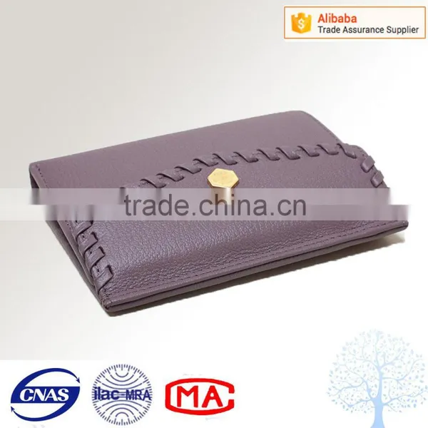 Leather Weaving Design Women Best Felt Wallet photo-2