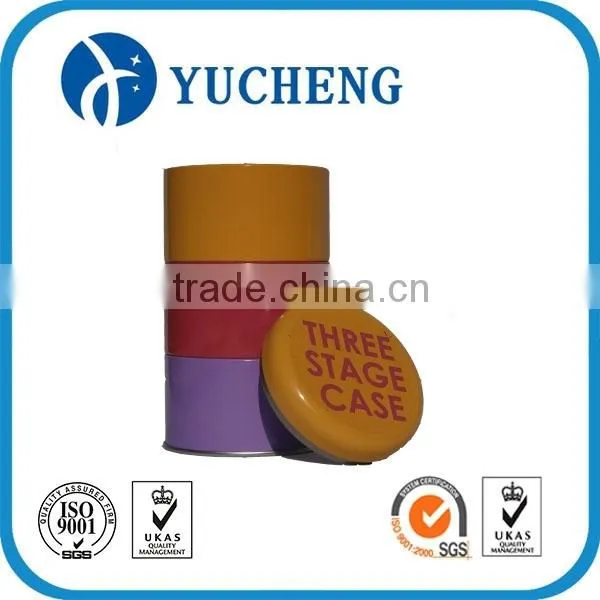 Most Popular Round Metal Tea Tin Container photo-3
