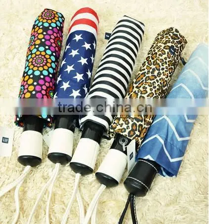 Custom 190t Fabric Material Landscape Photo Print Straight Umbrella photo-6