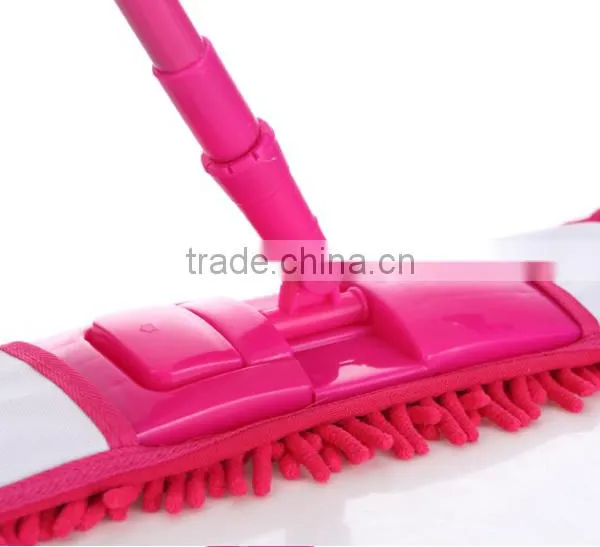 Microfiber Chenille Flat Floor Mop photo-4