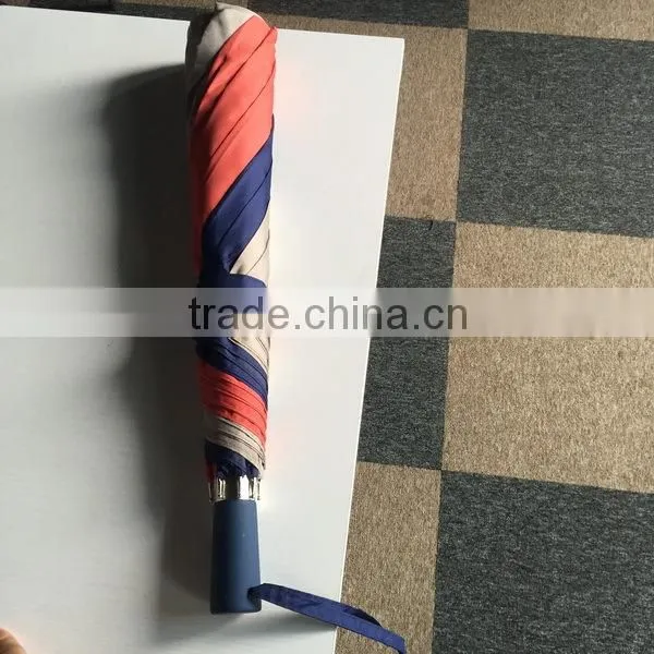 High End Fabric Pongee Automatic Open 2 Fold Umbrella photo-3