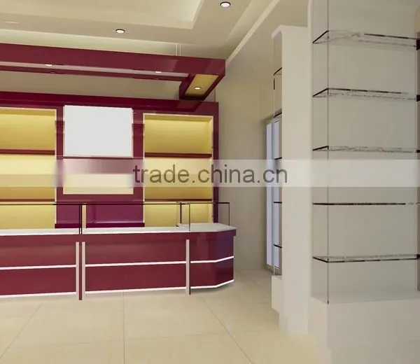 High End Modern 3d Rendering Jewellery Shop Furniture Design photo-2