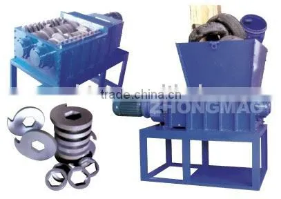 different material single shaft shredder/crusher