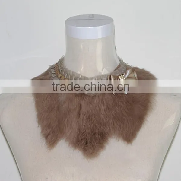 Rabbit Fur Collar Beading Fur Collar Trim Collar KZ140013