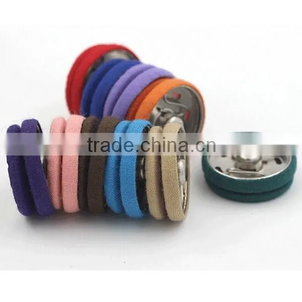 24mm Colorful Fastener Fabric Button photo-3