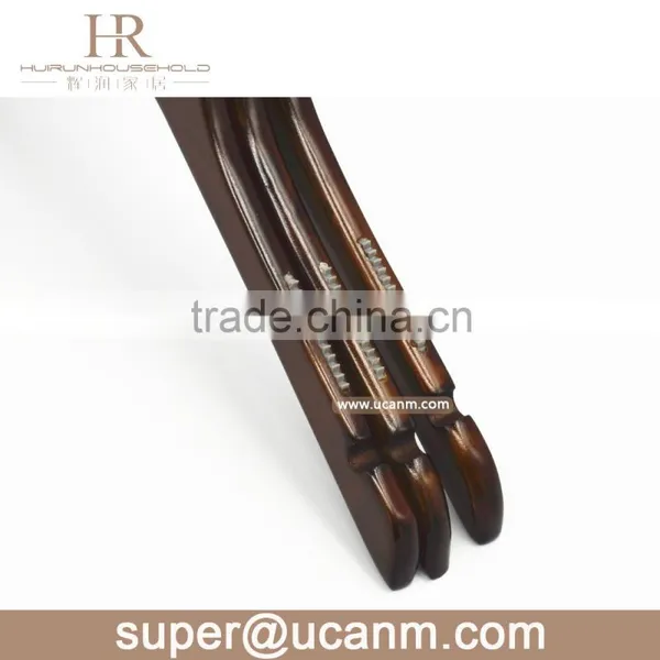 HRW-66P0V Antique Lotus Wooden Clothes Hanger Quality Choice photo-5