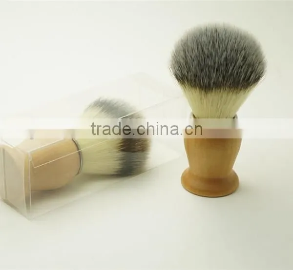 Free Samples Synthetic Shaving Brush With Wooden Shaving Brush Handles photo-3