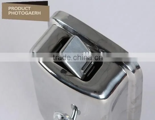 Automatic Wall Mounted Stainless Steel Liquid Manual Soap Dispenser photo-4