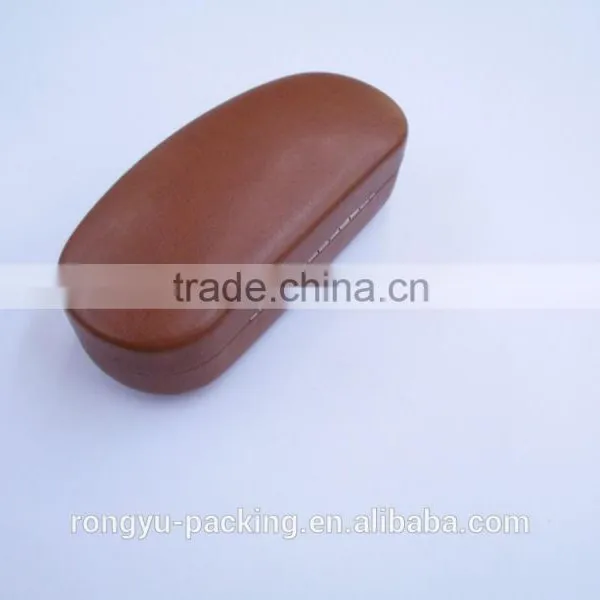 Hard Shell Iron Reading PU Leather Glasses Case photo-3