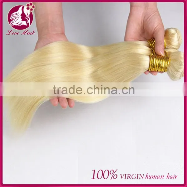 AAAAAAAA Vietnamese Virgin Hair Natural Blonde Human Hair Extensions Tangle and Shedding Free photo-3