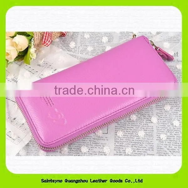 15525 Custom Wholesale Zipper Women Wallet With Strap photo-3