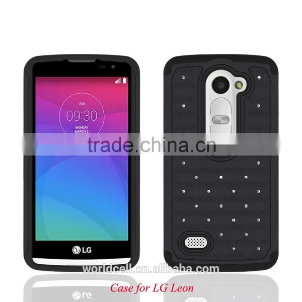 Factory Price Diamond Bling Call Phone Case for LG C40