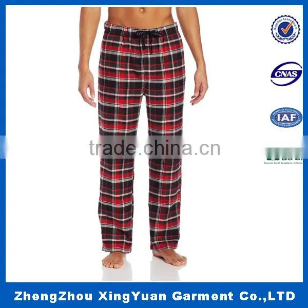 New Arrival Mens Cotton Pajama Top & Plaid Cotton Mens Pajama photo-5