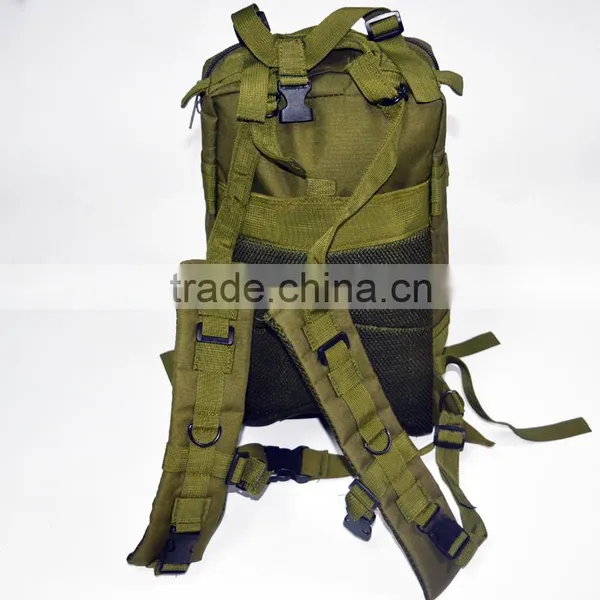 Army Green Polyester Multi-compartment Hiking Backpack photo-5