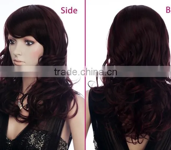 Machine Made Fashion Rose Wig Silicone Base Long Practice Wig Distributor photo-3
