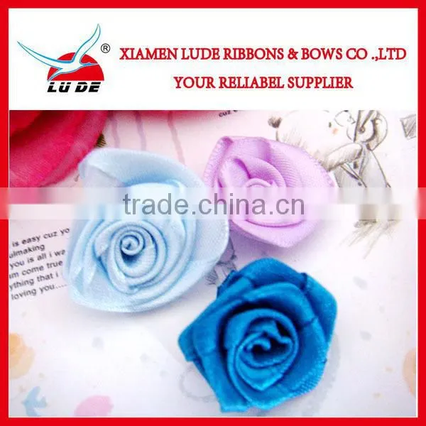 Hot Sale Decoration Ribbons Satin Ribbon Roses Flower for Wedding Decoration photo-2