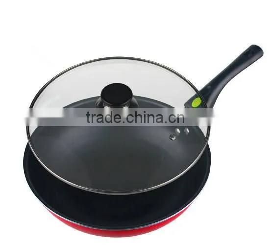 Aluminum Alloy Pot Saute Pan Non-stick Coating With Glass Lid photo-2