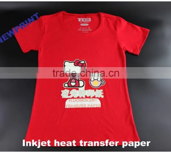 Fluorescent T-shirt Heat Transfer Paper/transfer Paper for Canon Printer/thermal Transfer Paper/transfer Paper for Cotton photo-4