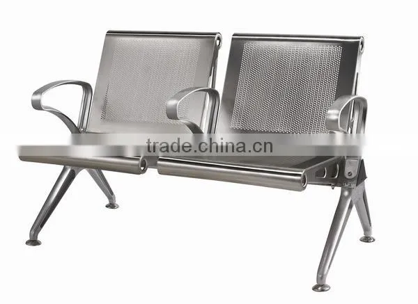 PU Cushions Stainless Steel Hospital Waiting Seats photo-3
