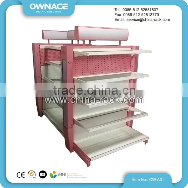 Cosmetics Gondola Glasses Makeup Display Stand photo-5