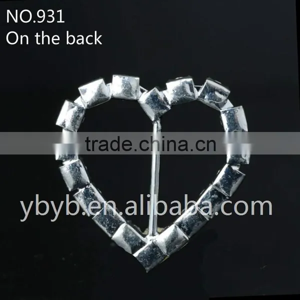 Fashion Rhinestone Flower Brooch/metal Flower Brooch for Wedding Invitation/rhinestone Brooches-931 photo-3