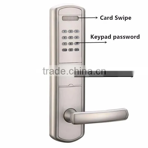 Silver/Gold Hotel Keyless Door Lock With Password Keypad photo-3