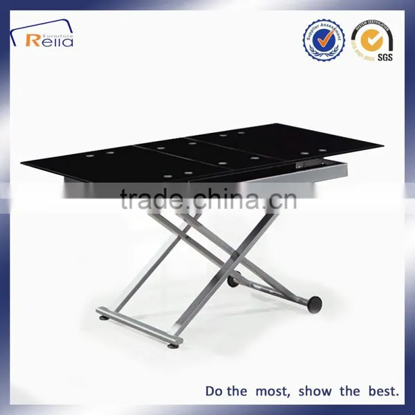 Space Saving Foldable Glass Dining Table photo-3