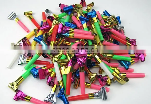 Blowouts Party Birthday Plastic Party Whistle With Favor Assorted Colors photo-5