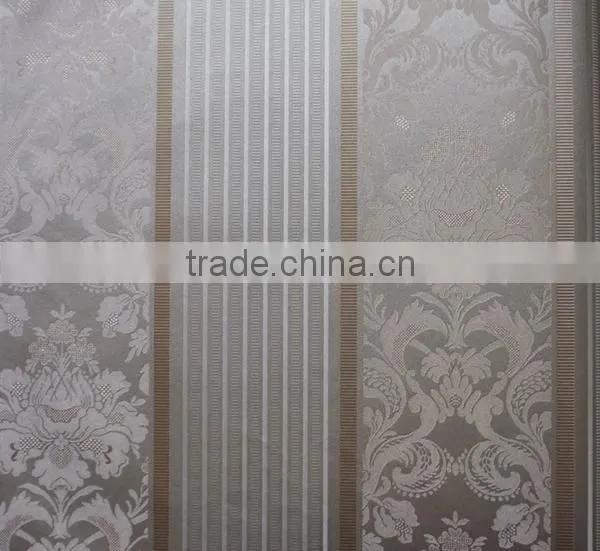 Strip Flowers Vinyl Wallpaper With Beautiful Design photo-5
