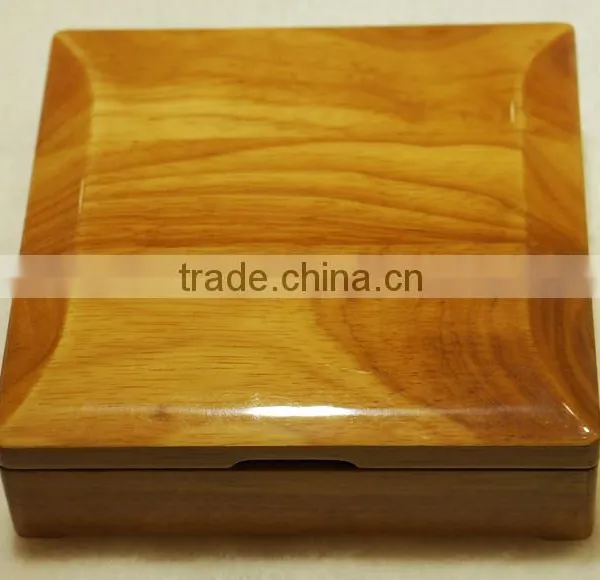 Fashion High End Logo Print Wooden Gift Boxes Wooden Jewelry Boxes for Unique Jewelry Packaging photo-6