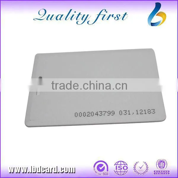 White Blank Unique 125 KHz EM4200 ID Badges With UID Printing photo-5