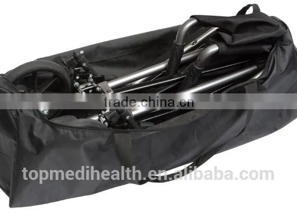 Folding Ultralight Weight Transport Multifuctional Aluminium Wheelchair photo-4