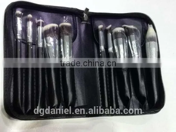 10pcs Black Makeup Brush Set,high-end Luxury Makeup Brushes photo-3