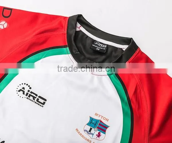 Wholesale Quality Custom Make Christmas Sublimated Rugby Jersey,sublimation Soccer Jersey photo-4